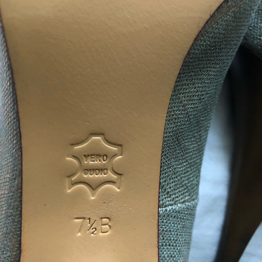 Incredible  - Vintage Charles David stunning peep toe heels never worn. - Picture 6 of 7
